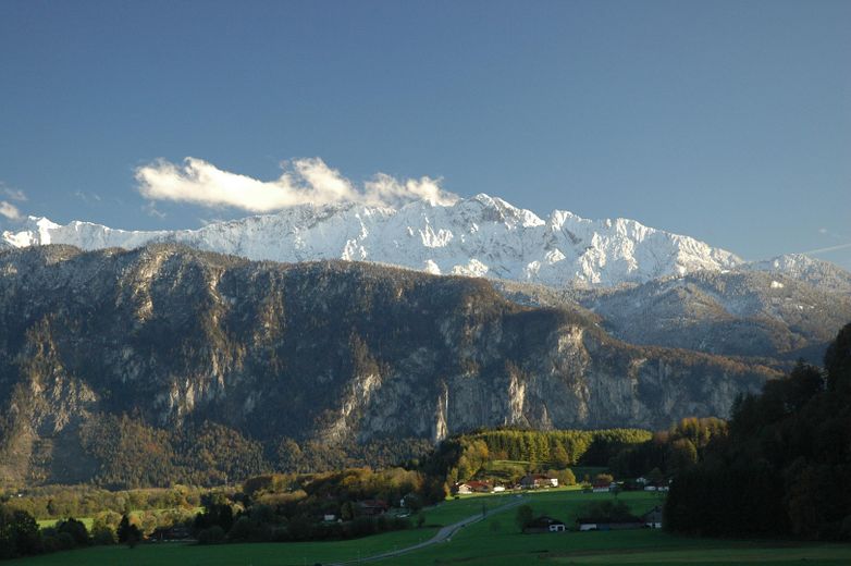 Blick von Terrasse und Garten