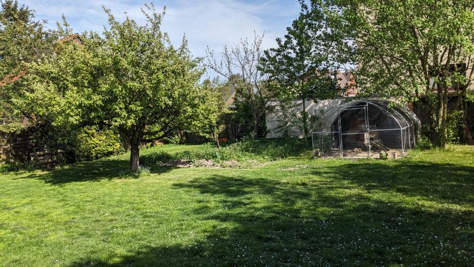 Freistehendes EFH mit Einliegerwohnung, Doppelgarage & großem Grundstück – Garten_1