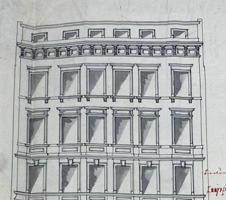 Piccolo edificio residenziale plurifamiliare tutelato come bene storico a Gohlis-Süd