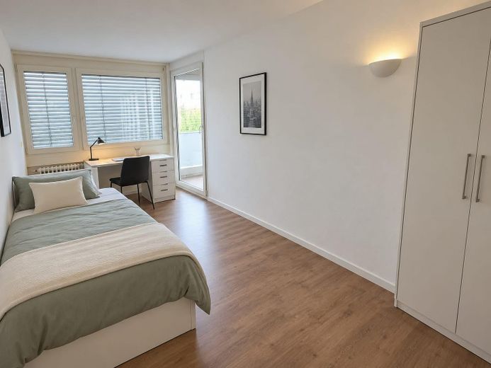 Posizione privilegiata sul lago! Appartamento condiviso premium arredato, appena ristrutturato, con terrazza sul tetto e vista sul lago – Zimmer 3