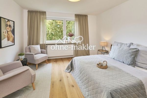 Erstbezug nach Sanierung: Helle 3-Zi.-Wohnung mit sonnigen Balkon - von privat ohne Maklerprovision