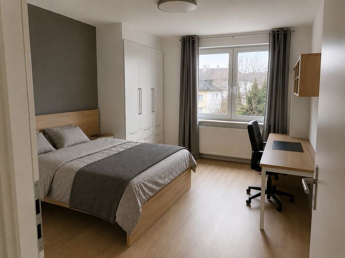 17 m² सुसज्जित WG-कमरा | नई 3-सदस्यीय WG | Sankt Augustin – Zimmer