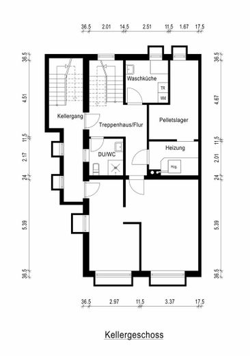 Grundriss Kellergeschoss