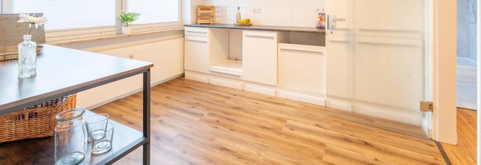 Küche große Wohnung