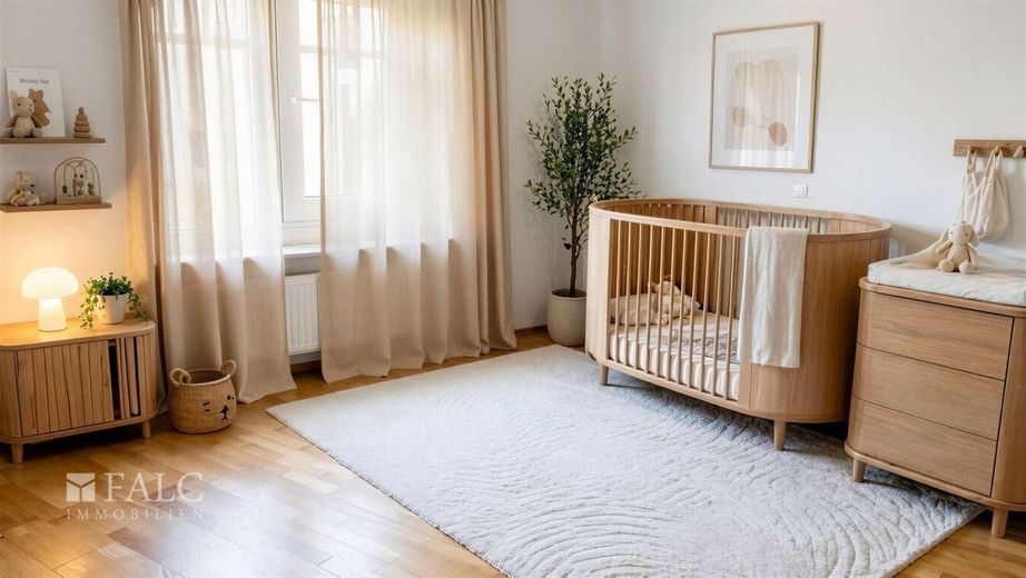 Lichtdurchflutete Maisonette-Wohnung mit zwei Balkonen in zentraler Lage von Wiesloch zu vermieten – Zimmer KI