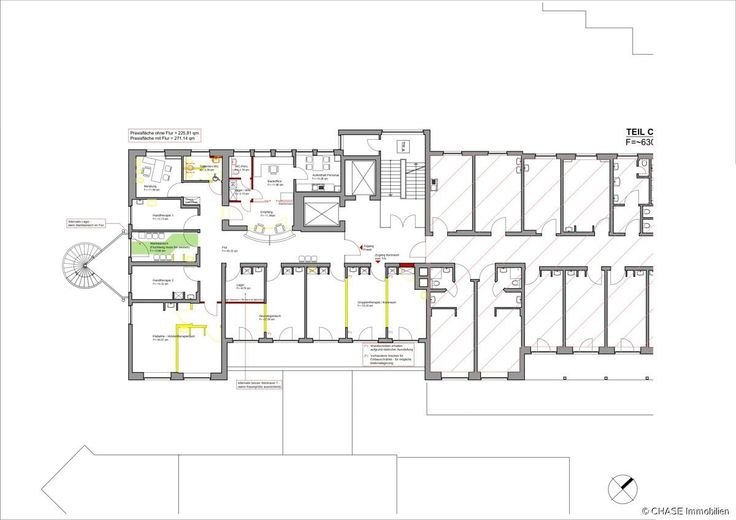 Großzügige Praxis- und Therapieräume im Gesundheitscampus - Gewerbefläche im 3. OG Links mieten! – Grundriss 3. OG
