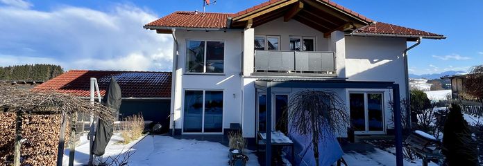 Südwestseite mit Pergola