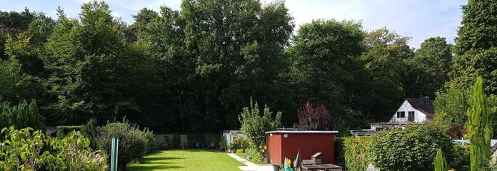 Von der Terrasse zum Garten