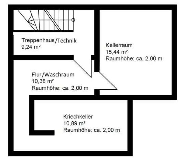 Grundriss Keller