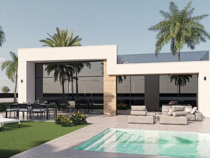 Villen mit 3 Schlafzimmern, 2 Bädern, Dachterrasse, Vorinstallation Klimaanlage und Privatpool im Condado de Alhama Golf Resort – Foto 1