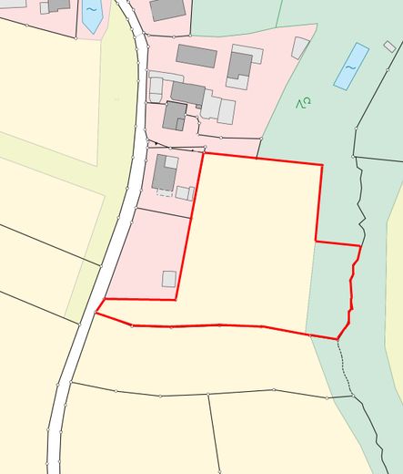 EXKLUSIVES LANDWIRTSCHAFTLICHES GRUNDSTÜCK 
INKL. KLEINEM WALDBESTAND – Lageplan Exposé