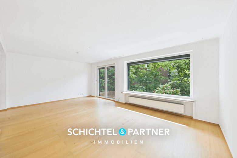 Lehe | Ruhig gelegenes Reihenendhaus mit Südterrasse und Privatsphäre – Wohnzimmer