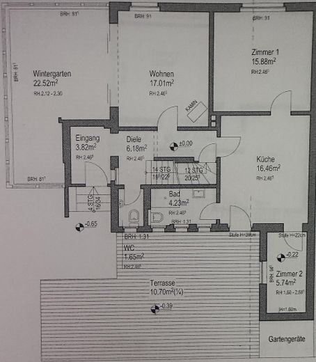 Wunderschönes Haus mit Einliegerwohnung o. Büro in Elberfeld – Skizze
