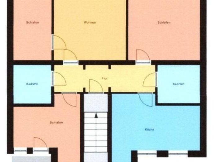 4-Raum-Wohnung im Dachgeschoss mit großer Wohnküche – Foto 1