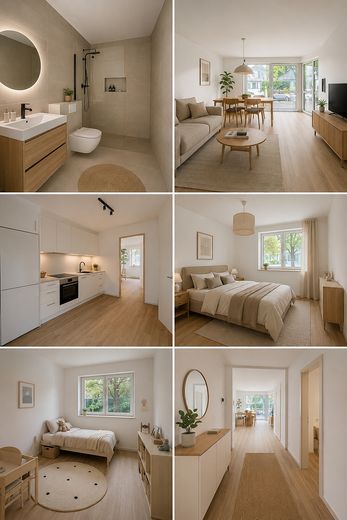 NEUBAU : 40qm Studio-Apartment mit Balkon & XL Badezimmer – Foto 6