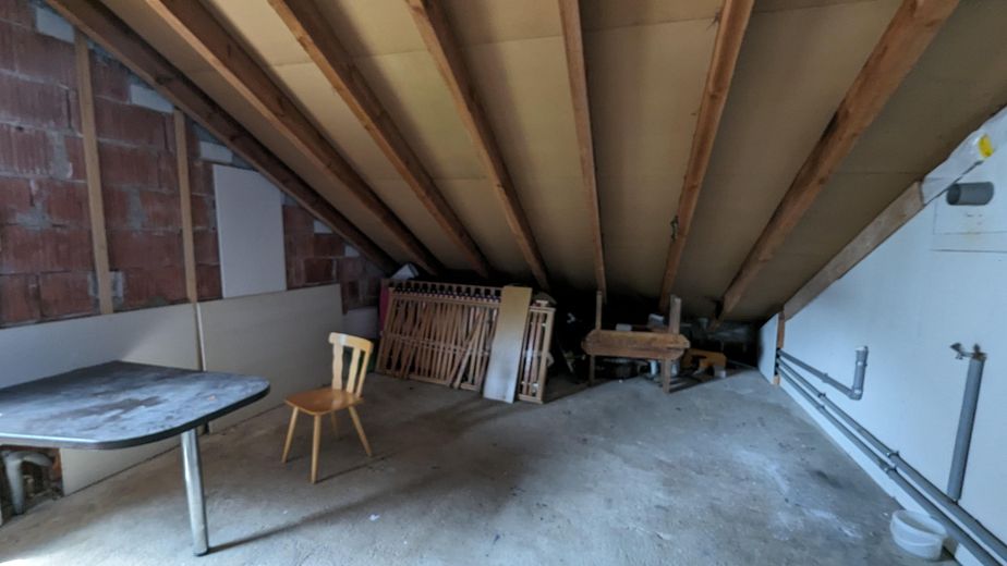 Dachgeschoss unausgebaut