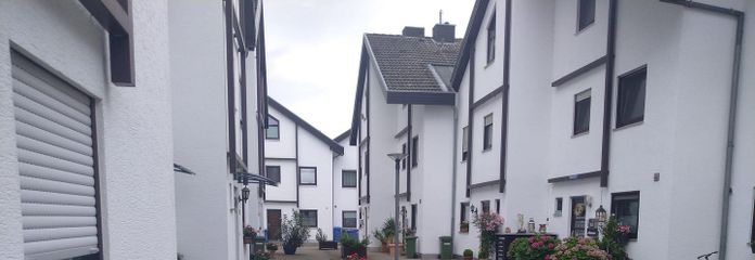 Wohnanlage mit Piazza