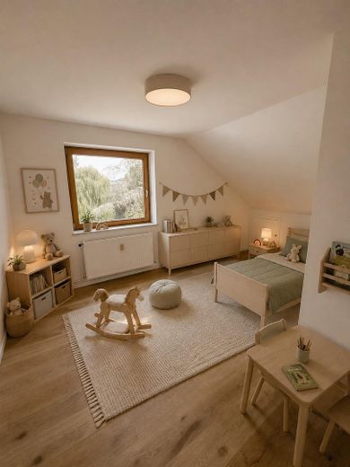 Einziehen & wohlfühlen! Renoviertes Wohnglück in Findorff | Garage | provisionsfrei | Bezugsfrei – Kinderzimmer-virtuell möbelier