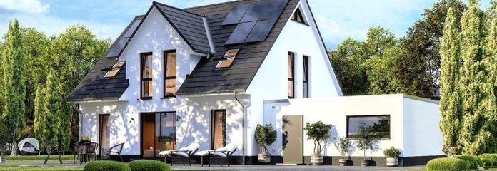 Moderna casa unifamiliare di nuova costruzione con giardino esposto a sud in una tranquilla zona residenziale di Tangstedt