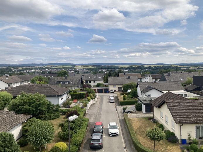 Blick vom Balkon