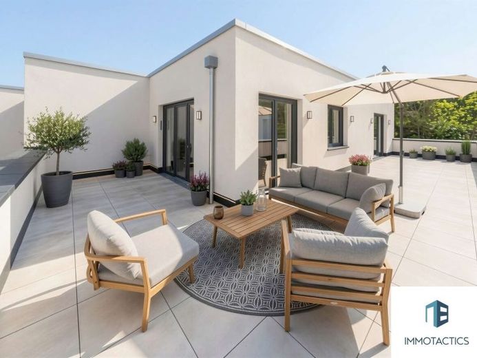 barrierefreier Penthouse-Erstbezug mit 4 Zimmer, großer Dachterrasse und QNG-Standard in Bingen – Foto 1