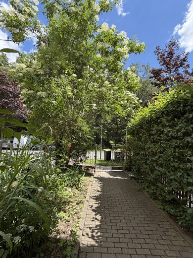 Wunderschöne großräumige 4 Raum Wohnung + Kamin & direkter Zugang zum Garten direkt am Schloßpark – Zugang zum Haus