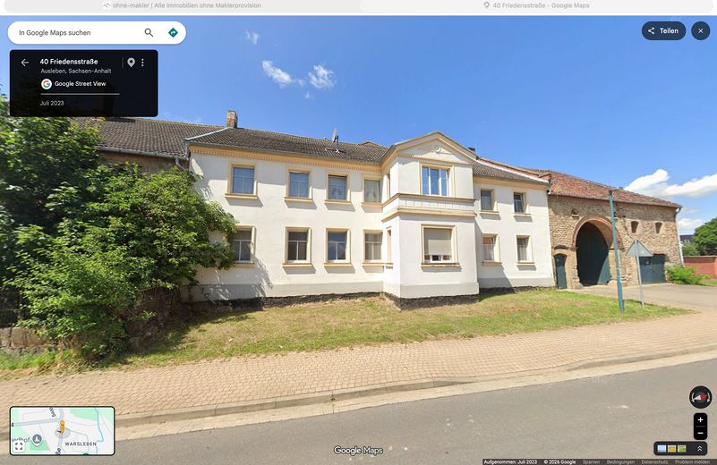 Voll vermietetes Mehrfamilienhaus | 3 WE + 6 Garagen | 11,14 % Rendite – Ansicht Straße