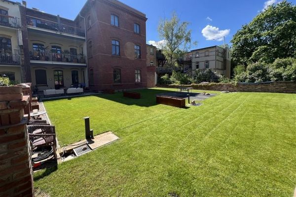 Luxuswohnung 180 m² - exklusiv saniert mit Balkon, Klimaanlage und Tiefgarage - Halle Mühlwegviertel