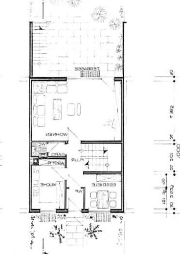 Reihenmittelhaus Nürnberg-Kornburg – gespiegelter Plan