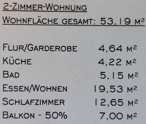 Wohnfläche