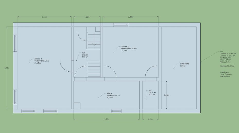 Grundr. OG nicht maßstabsgetr.