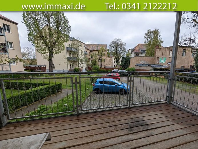 IN SANIERUNG  + WAHREN + 3 RAUM WOHNUNG + HOCHPARTERRE + BALKON – Balkon