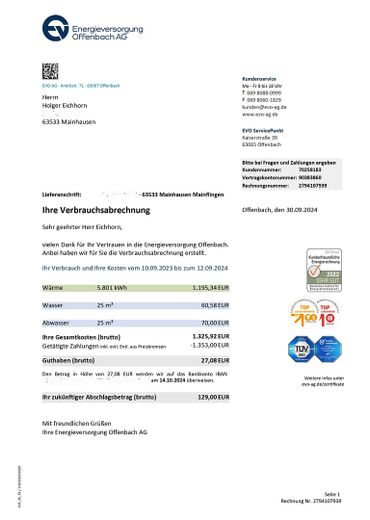 Hochwertige Doppelhaushälfte mit Effizienzklasse A, Glasfaser 300/100, Komfort & perfekter Lage – Abrechnung 2024