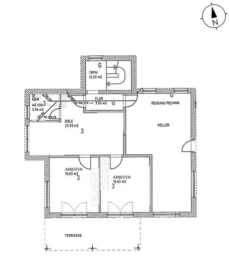 Grundriss UG/Keller