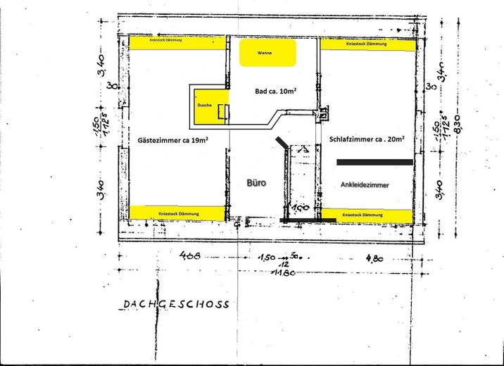 Grundriss Obergeschoss