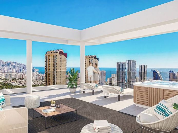 Penthouse-Wohnungen mit 3 Schlafzimmern, 2 Bädern, Gäste-WC, Klimaanlage, Fußbodenheizung, Kfz-Stellplatz und Meerblick nur 1 km vom Strand – Foto 1