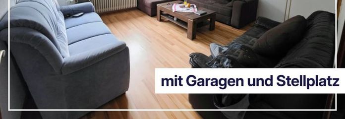 Piso de 4 habitaciones bien cuidado con potencial de ampliación, así como garajes y plaza de aparcamiento en Trier-Olewig
