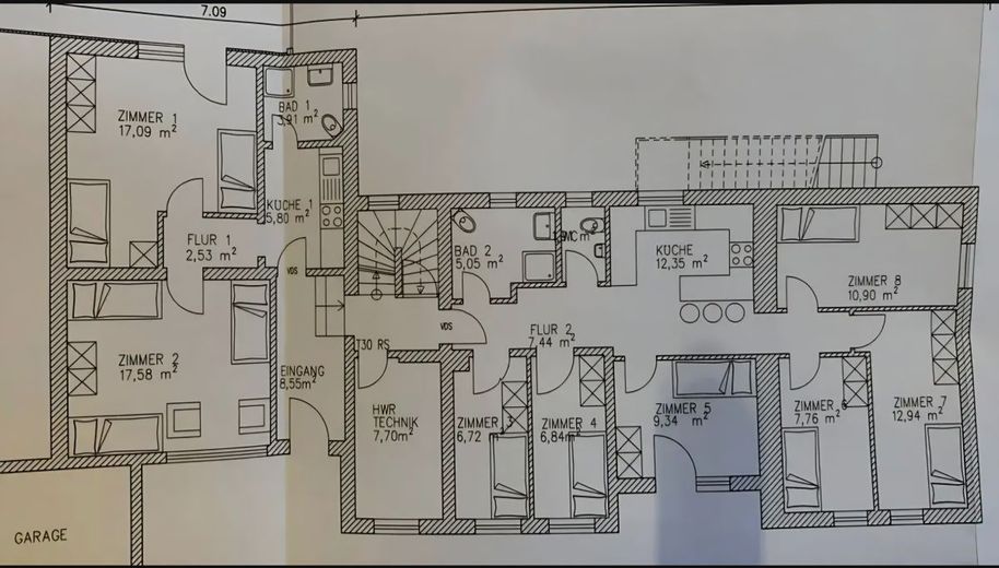 Top renoviertes Gästehaus mit 10,1 % Rendite - sofort durchstarten! – Grundriss EG