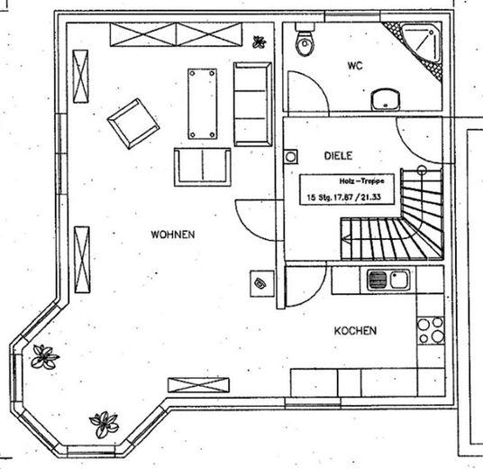 Bauansicht Untergeschoss