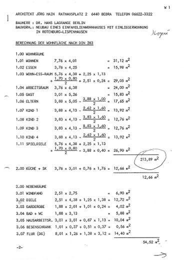 Wohnraumberechnung (2)