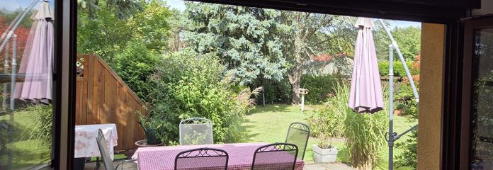 Blick aus dem EG Schlafzimmer