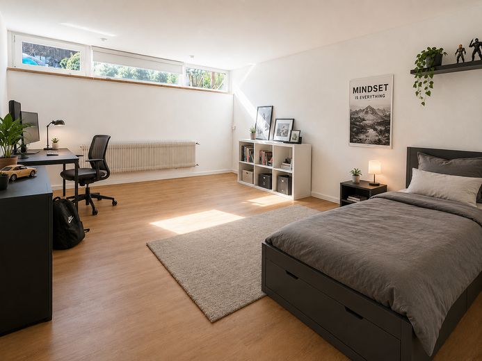 Familientraum mit Garten – großzügige Maisonettewohnung über 2 Ebenen mit Terrasse und 2 Bädern – Zimmer UG 2