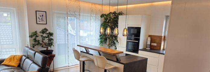 Moderne 4-Zimmer-OG-Wohnung mit PV, Wärmepumpe & Smart Home – Küchenbereich