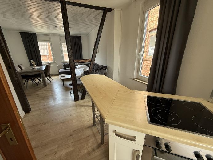 4ZKB Maisonettewhg., Stellplatz, Moritzberg – Große Küche/Großes Wohnzimmer