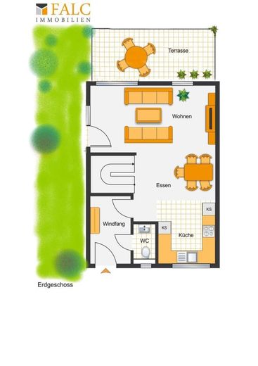 Junges Reihenendhaus für neue Besitzer – GR-EG