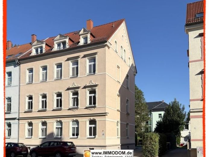 Zwickau-Pölbitz'de 1. katta BALKONLU ve bir otomobil park yeri bulunan kat mülkiyetli daire satılıktır! – Fotoğraf 1
