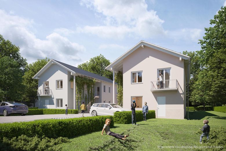 Nur noch 2 Einheiten im Projekt: Neubau-Erstbezug mit Balkon & Stellplatz – Hofansicht