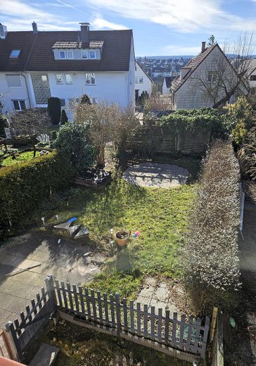 Gartenansicht Balkon OG