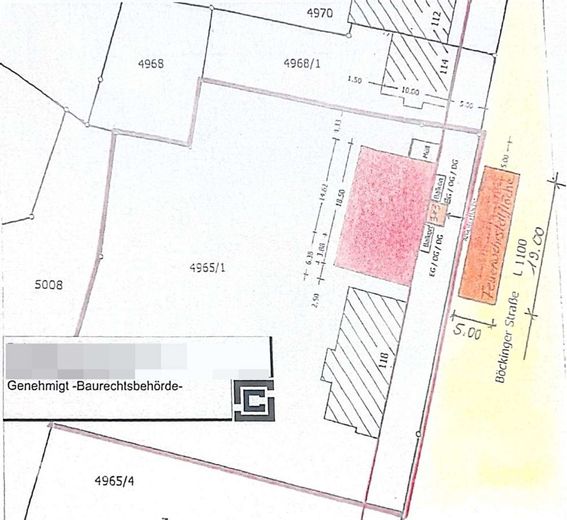 *GENEHMIGT* Neubauvorhaben: 6-Familienhaus in der Nähe des KI-Zentrums! - FALC Immobilien Heilbronn – Genehmigter Lagepl.