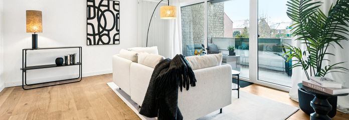 Wohnzimmer mit Ausblick